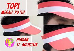 Topi Kreasi Merah Putih